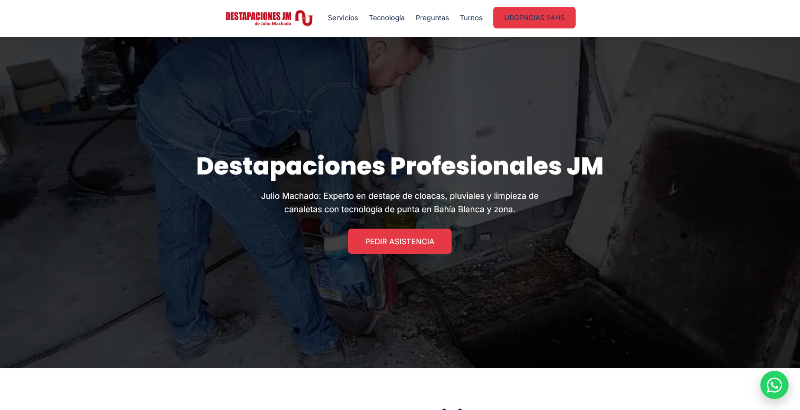 Destapaciones JM - Servicios de destapaciones